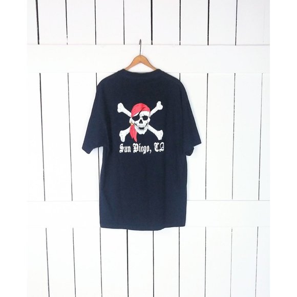 Other - Black San Diego California skull and cross bones t shir